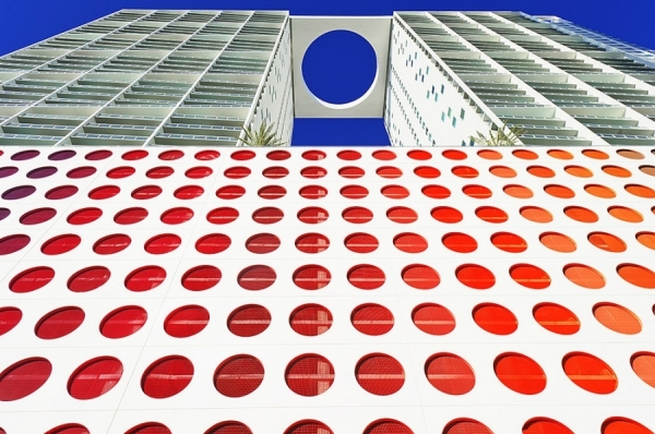 Photograph Mitchell Funk Modern Miami Skyscraper on One Eyeland